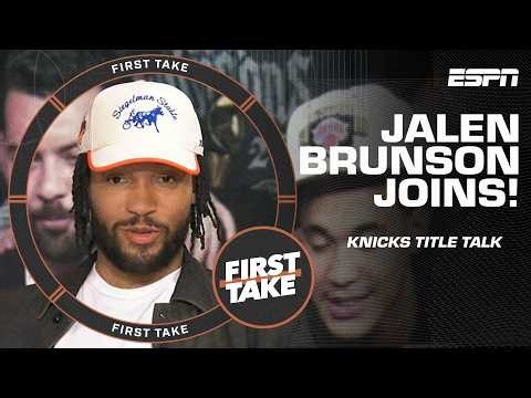 Stephen A.'s APOLOGY to Jalen Brunson 😯 Grateful for bringing the Knicks a championship | First Take