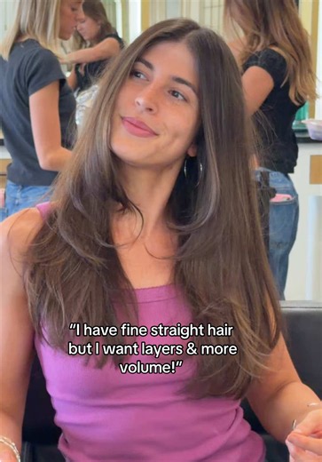 Layers for Fine Straight Hair: 90s Summer Volume Cut