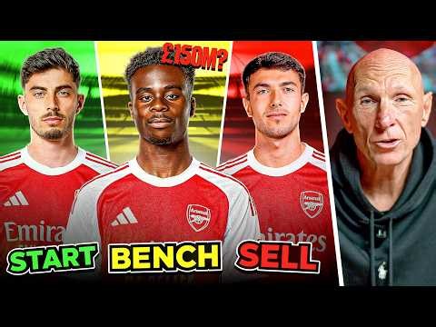 "I'd Sell Saka IF...!" | Arsenal's START, BENCH, SELL Ft. Lee Judges