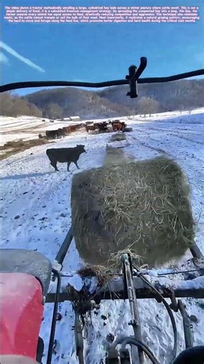 Unrolling Winter: The Strategic Feed for the Herd