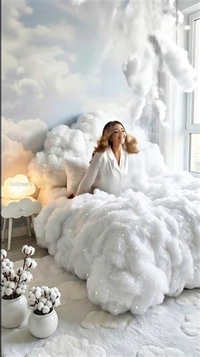 【ASMR】Fantasy Dream Element Beds Paradise | Lava Circuit Cloud Waterfall | Relaxation 🌙💤 #asmr #bed