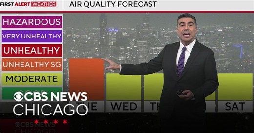 Storm risk overnight, more wildfire smoke for Chicago area