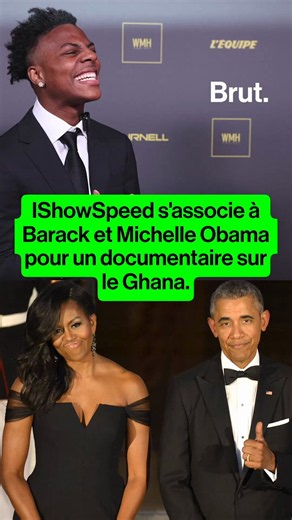 Brut Afrique on X: "🇬🇭 IShowSpeed rejoint l’équipe de production de The Eyes of #Ghana, un documentaire soutenu par Barack et Michelle Obama, pour accompagner sa sortie au cinéma le 28 octobre. Le film revient sur l’histoire du Ghana à travers des images d’archives préservées par Chris Hesse, ancien caméraman de Kwame Nkrumah. On t’en dit plus." / X