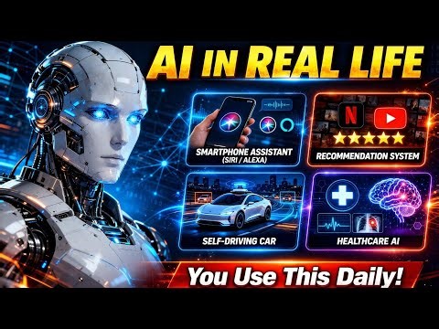 Applications of Artificial Intelligence in Real Life | Real AI Examples Explained