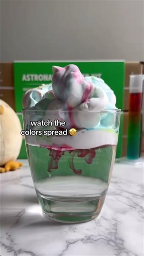 Simple Science - Making Rainbow Clouds DIY