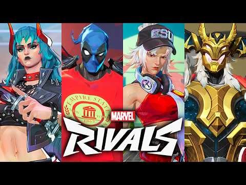 Marvel Rivals Season 7 - All Skins & Characters (4K 60FPS)