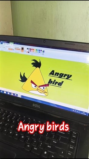 how to make angry birds on laptop let's see || #angrybirds #computer #laptop