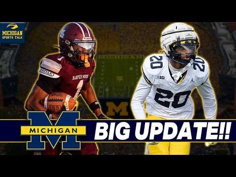 Michigan's DB Room is LOADED + BIG Update on 5-Star WR and In-State Targets!!