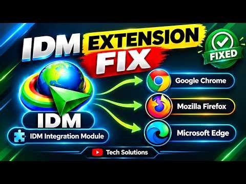IDM Integration Module Install Guide | Chrome, Firefox, Edge in 2 Minutes