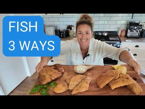 How to Cook Fish (Pan Fried, Beer Battered & Crumbed) | Easy Takeaway Style + Tartare Sauce