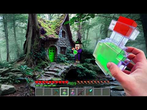 Minecraft in Real Life POV MOVIE ⚡️ WITCH HOUSE in Realistic Minecraft