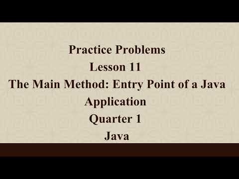 Declaring Classes in Java: The Building Blocks of Programs| Q1 Java L11 P1 | SMILE ROAD