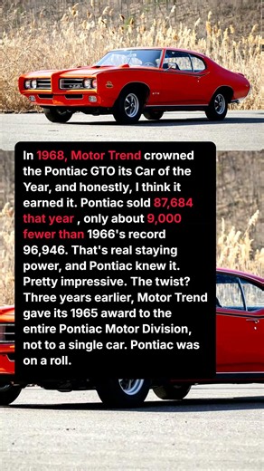 Pontiac Won Car of the Year Twice, Differently