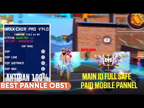 Hack Free Fire Free Fire Non Root Device Pannel ob53 Br Mod | Main Id Safe