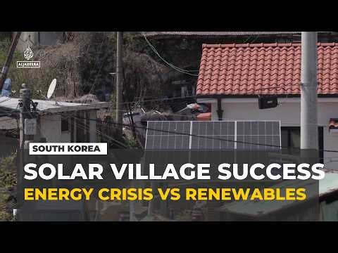 South Korean village profits from solar power amid energy crisis