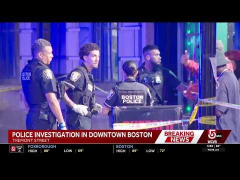 Police investigation underway in downtown Boston