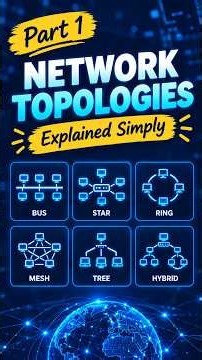 Network Topology(Part 1 Explained) #topology #computernetworks
