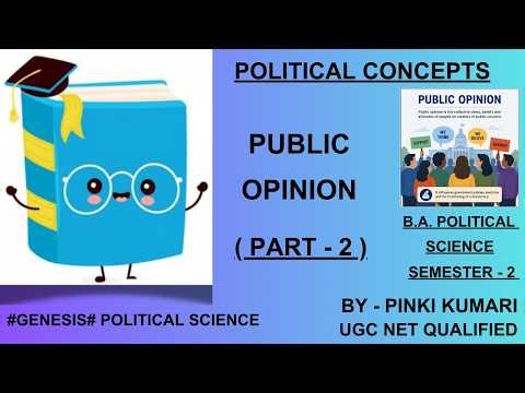 PUBLIC OPINION | PART - 2 | B.A. POLITICAL SCIENCE |