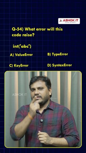 📌 Python Interview Questions | Ashok IT #Python #Coding #LearnPython #Programming