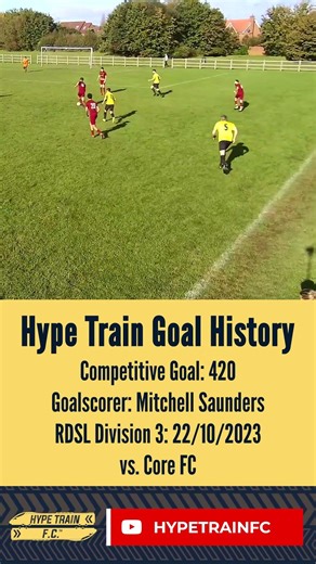 Hype Train FC Goal History: Goal 420 #shorts #football #soccer #veo #footballshorts #fyp #goals