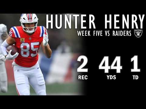 Hunter Henry Week 5 Highlights | NFL 2026 - New England Patriots