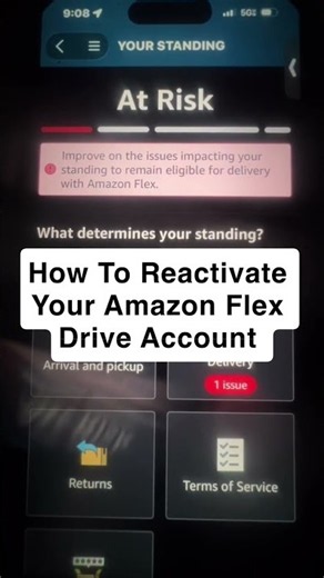 How To Reactivate Your Amazon Flex Driver Account #delivery #deliverydriver #amazon #amazonflex