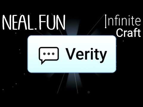 How to Make Verity in Infinite Craft | Get Verity in Infinite Craft