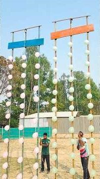 How Far Can You Go Before The Balloons Explode? 🎈🔥 CrazyChallenge #shorts