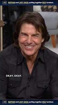 What’s Behind Me? w/ #TomCruise: Batman and #LadyGaga putting together Ikea furniture 🤣