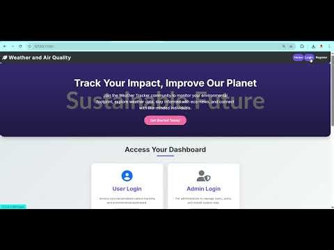 Air and Weather Quality Monitoring using Artificial Intelligence | Flask | Machine Learning | 2026