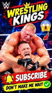 😱 Brock Lesnar DESTROYS John Cena 🔥 WWE Wrestling #Shorts