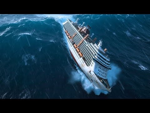 World’s Largest Sailing Ship Hit by a Mega Tsunami 🌊🚢 Ultra-Realistic Disaster Simulation