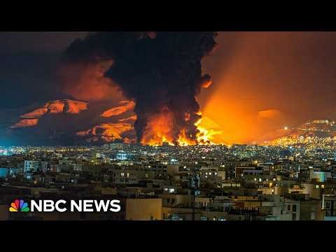 U.S. unleashes massive wave of attacks as President Trump issues new warning to Iran