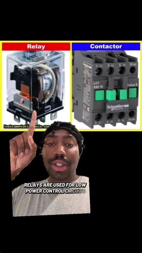 Contactors vs Relays⚡️#elevatormechanic