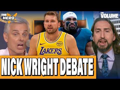 Colin Cowherd & Nick Wright DEBATE: Jalen Hurts, Eagles, Lakers, LeBron, Wemby, Knicks | HERD