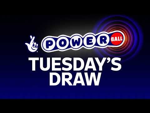 The National Lottery Powerball draw results from Tuesday 06 October 2026