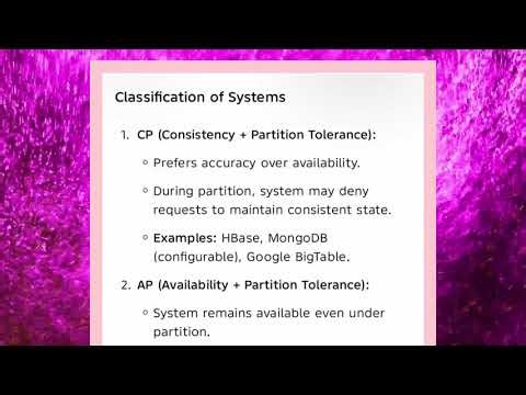 AD3391 UNIT 5 CAP Theorem