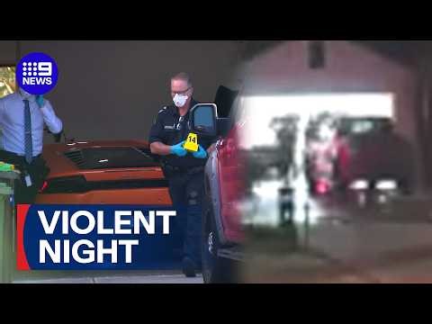 Two stabbed in Melbourne home invasion | 9 News Australia