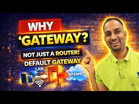 Default Gateway Isn’t Just a Router 😮 | The Meaning Behind Default Gateway FINALLY Explained