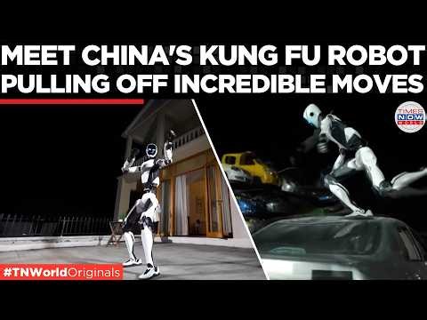 WATCH: China's AI-Powered Humanoid Robot Takes Centre Stage, Performs Kung Fu Moves| Times Now World