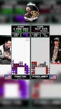 WAS THIS A WORLD RECORD?! #tetris #gaming