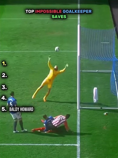 Top Impossible Goalkeeper Saves 😱⚽ #football