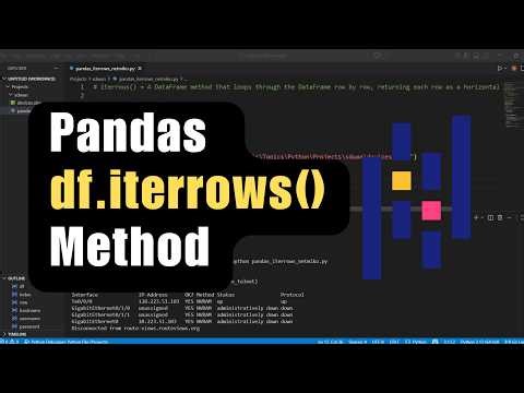 Pandas iterrows() Explained (Loop Through Rows for Automation)