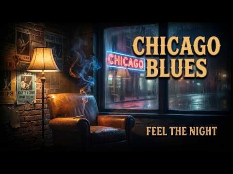 Soulful Chicago Blues 2026 🎸 Rainy Night Guitar & Harmonica – Deep Soul Blues for Late Night Mood
