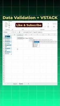 Excel Drop-Down Trick You Didn’t Know 🤯 (No Helper Column!)