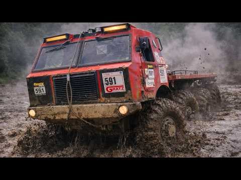 CRASH! 😱 8x8 Trucks Off-Road Disaster – Brutal Rollover Caught on Camera
