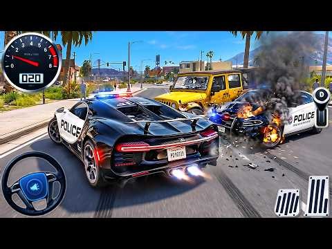 Cop Cars Driving Multi-Storey 3D - US Real Police Car Chase Simulator - Android GamePlay