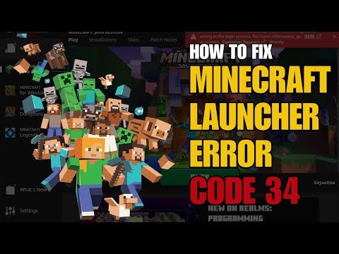 How to Fix Minecraft Launcher Error Code 34 in Windows | Something Went Wrong While Downloading File