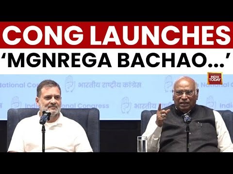 Congress Launches MGNREGA Bachao Andolan | India Today
