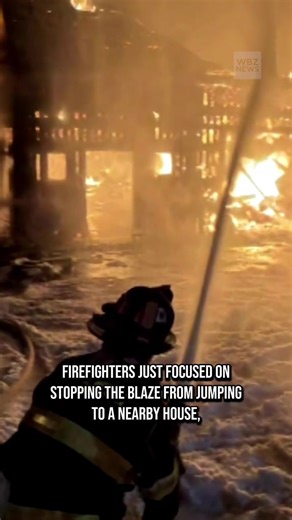 Ducks and chickens were able to escape to safety as flames ripped through a barn in Winchendon, Massachusetts on Saturday. Read More: https://bit.ly/3MOZ5DR | WBZ / CBS News Boston